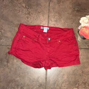 ZCO Jean Red Shorts Size 3